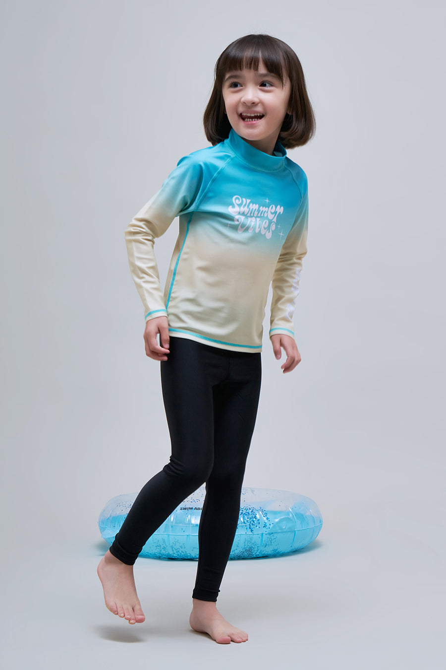 Barrel KIDS OCEAN WATER LEGGINGS_BLACK_image2