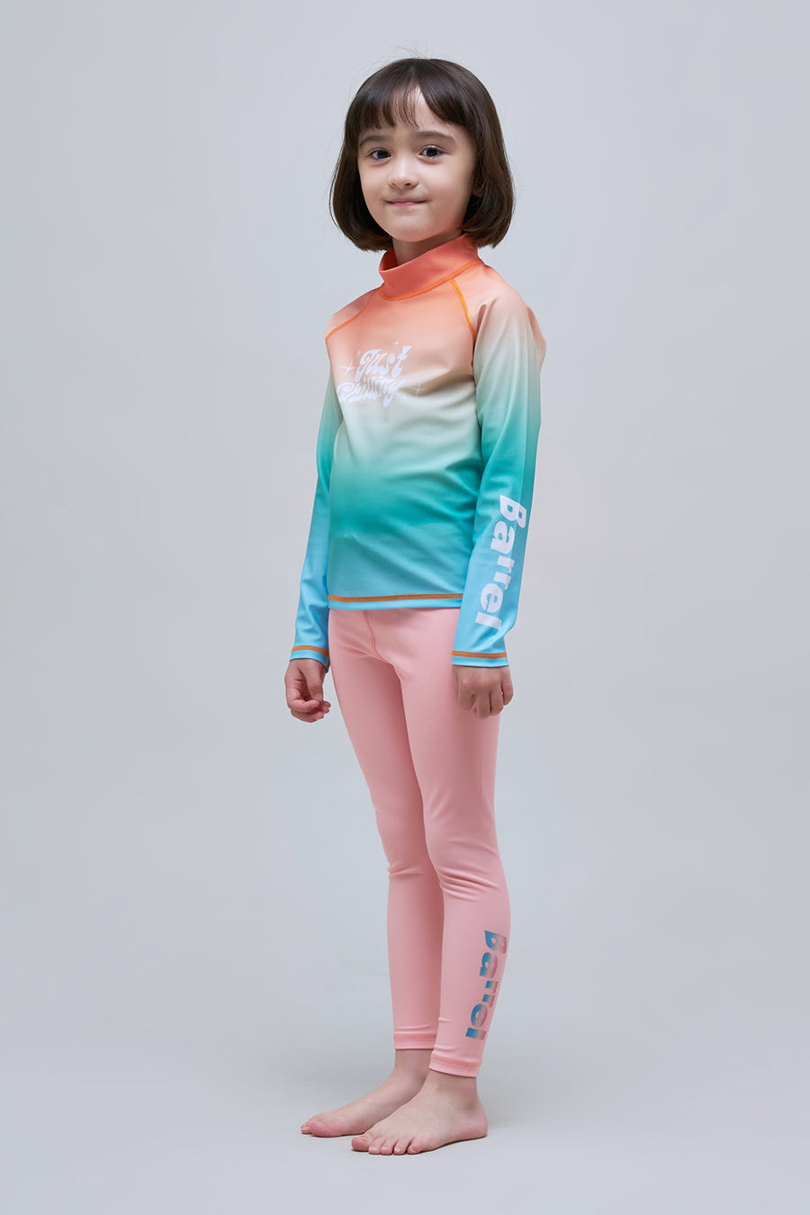 Barrel KIDS OCEAN WATER LEGGINGS_CORAL_image2