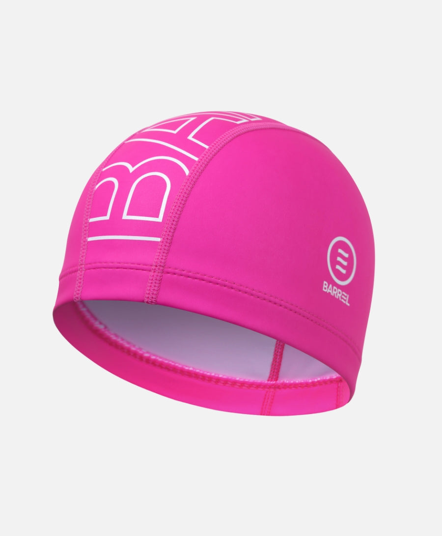 Barrel Line Up Silitex Swim Cap-NEON PINK_image1