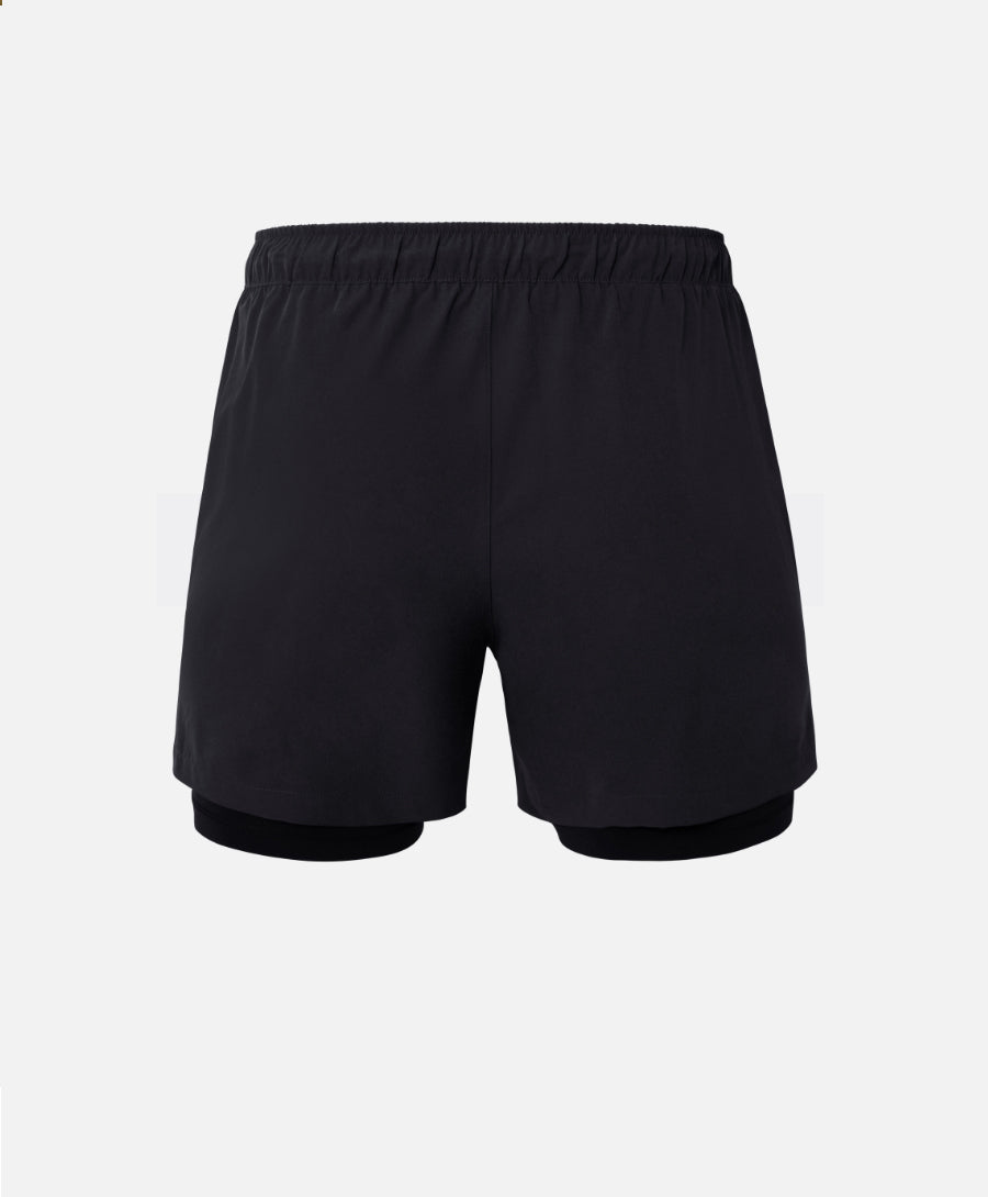 Barrel Men Essential Half Leggings Shorts-BLACK_image3