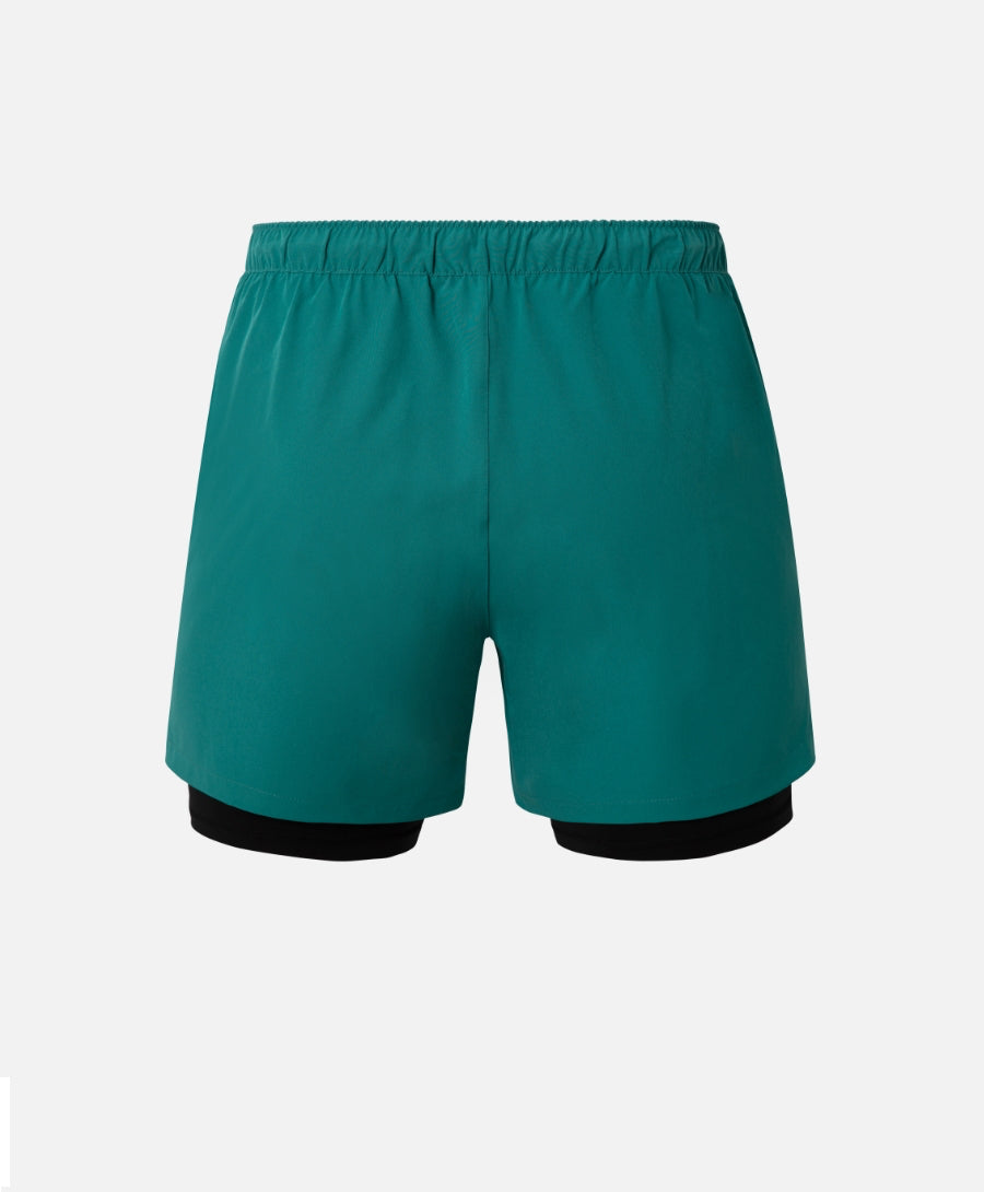 Barrel Men Essential Half Leggings Shorts-GREEN_image3