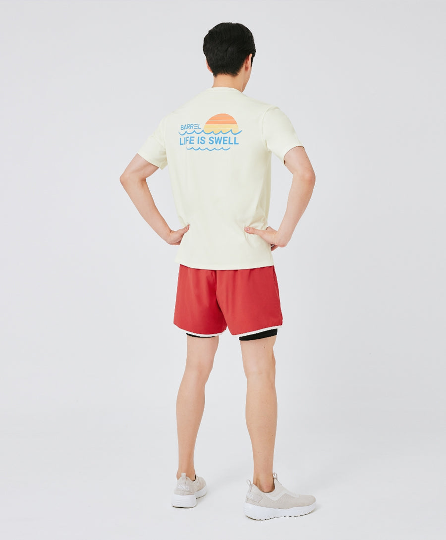 Barrel Men Vibe Sunset S/S Rashguard-IVORY_image2