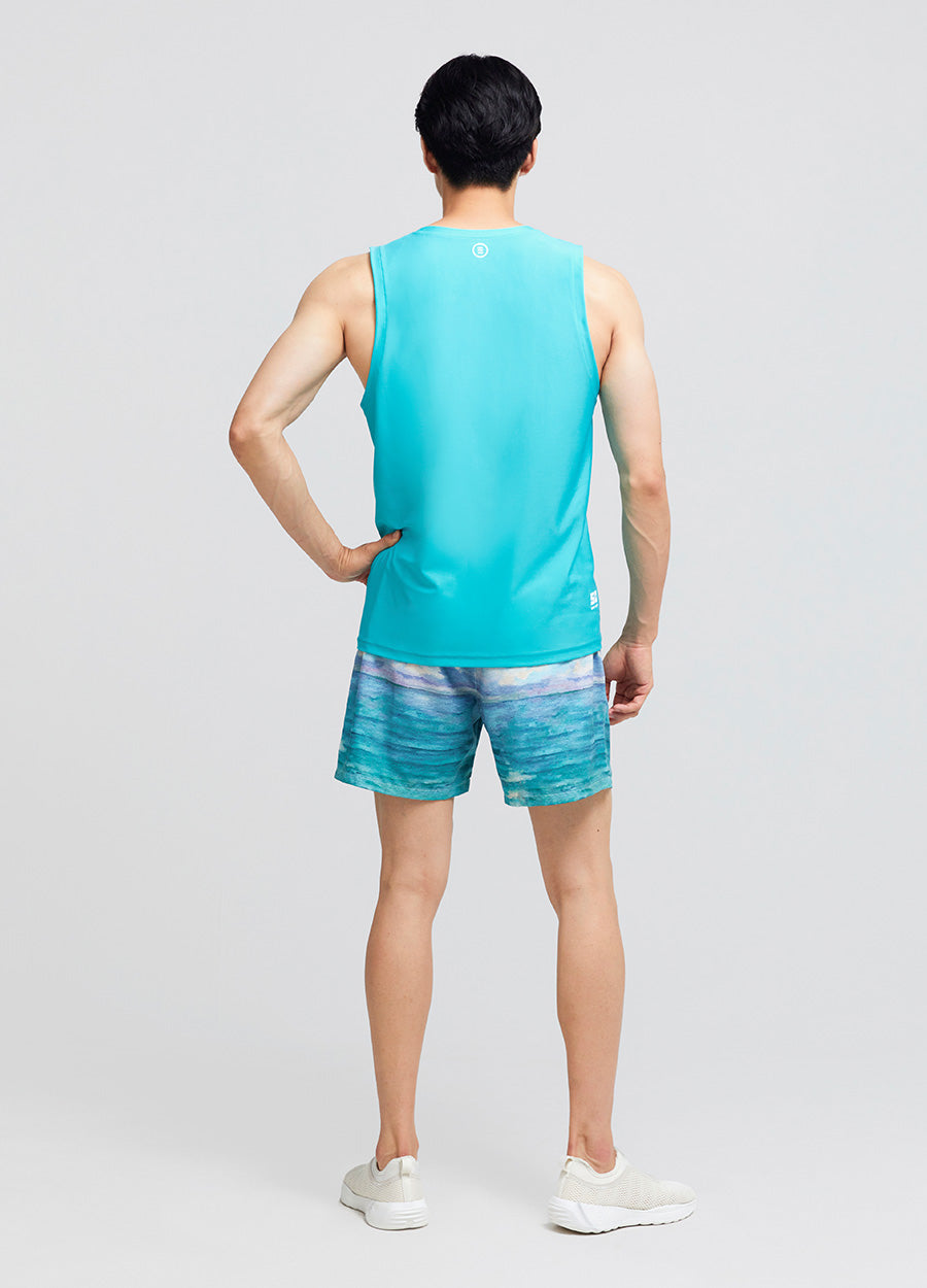 Barrel Mens Ocean Sleeveless Rashguard-MINT_image4