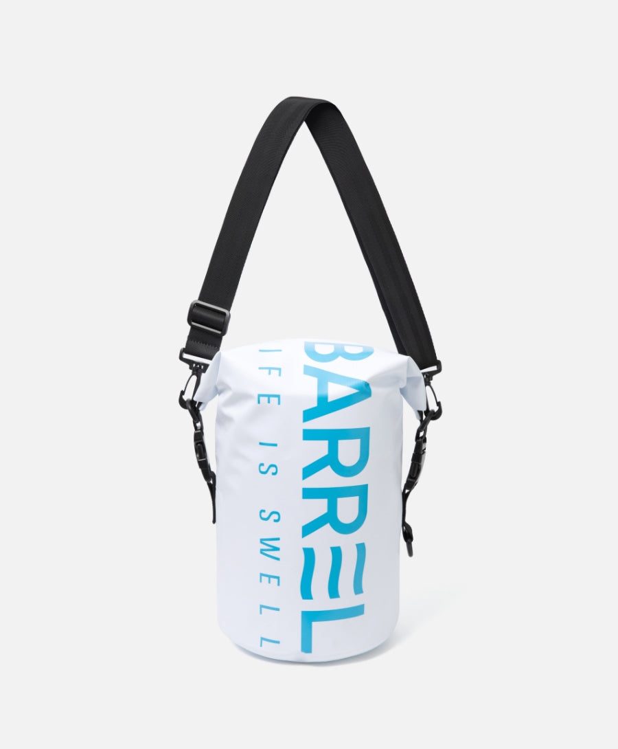 Barrel Piece Logo Dry Bag 10L-WHITE_image1