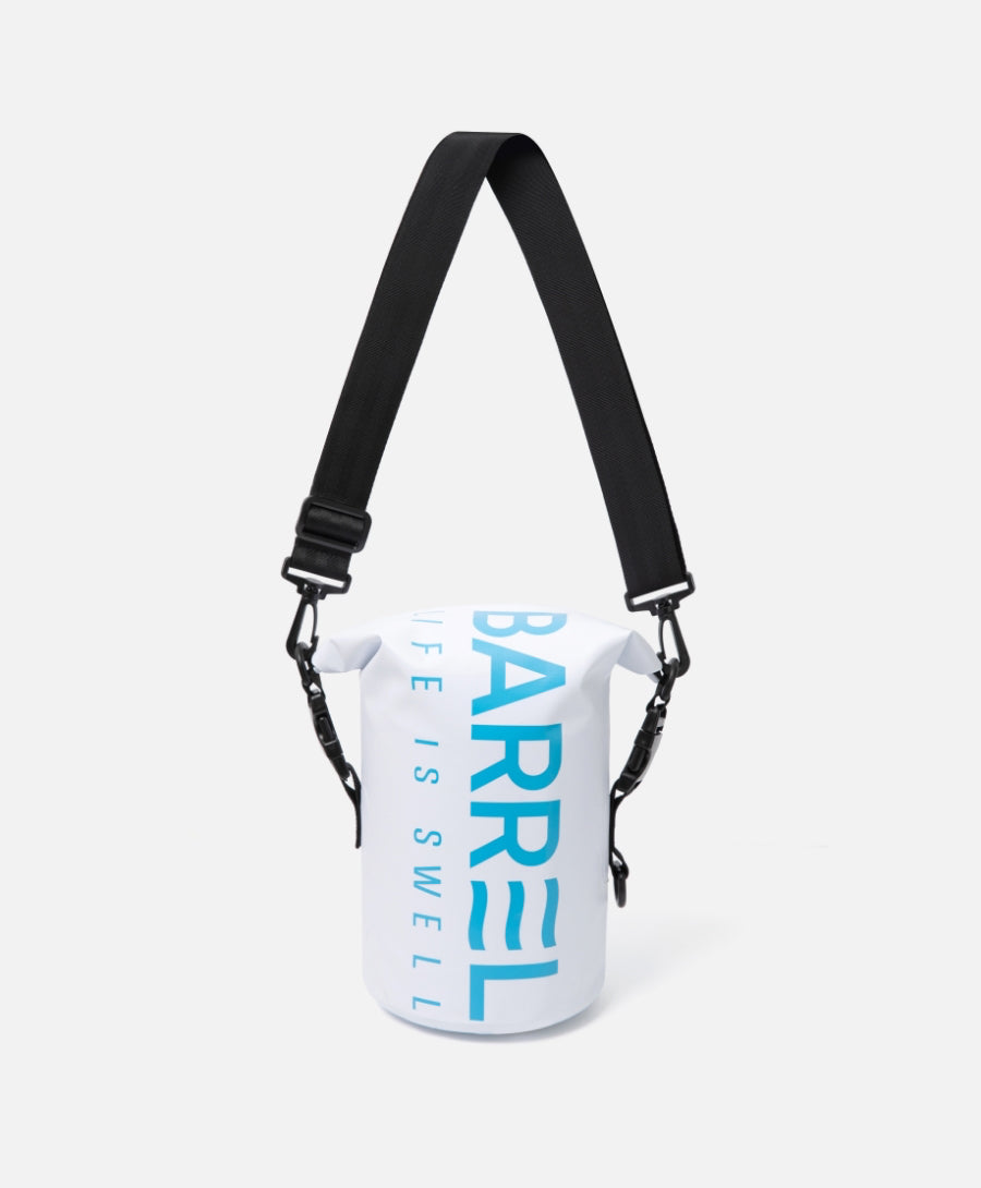 Barrel Piece Logo Dry Bag 4L-WHITE_image1