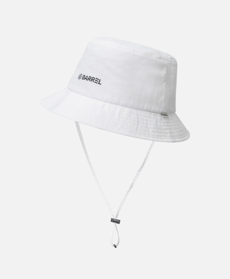 Barrel Swell Solid Bucket Hat-WHITE_image