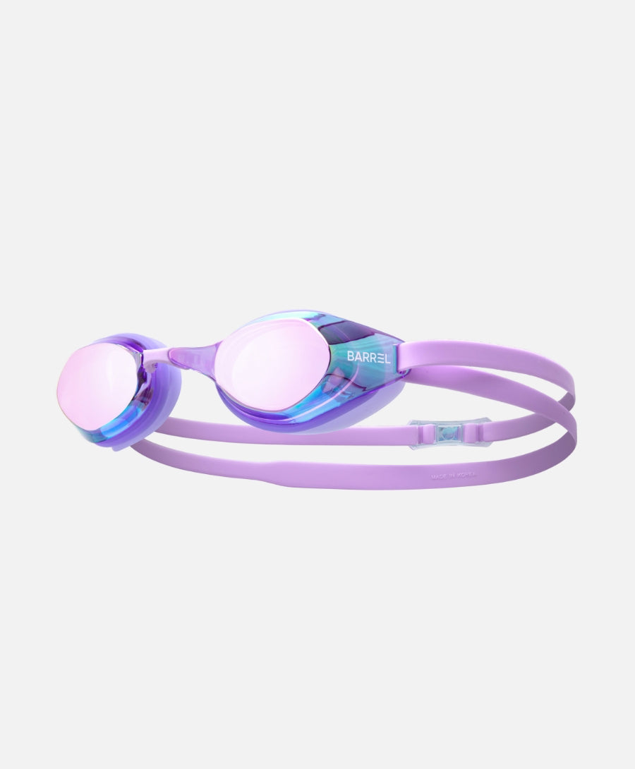 Barrel Wide Mirror Swim Goggle-VIOLET/VIOLET_image1