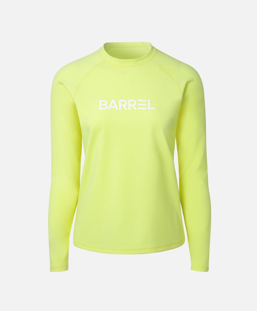 Barrel Women Essential RelaxFit Rashguard-YELLOW_image1