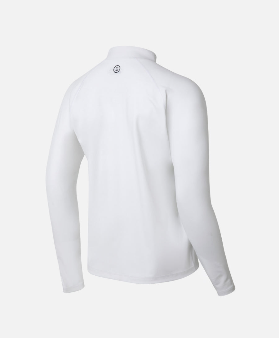 Barrel Women Essential Relax ZipUp Rashguard-WHITE_image3