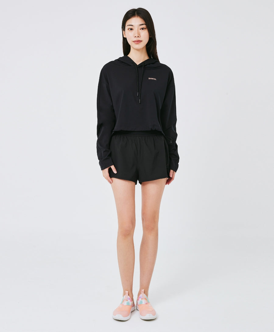 Barrel Women Resort 3" Legging Shorts-BLACK_image1