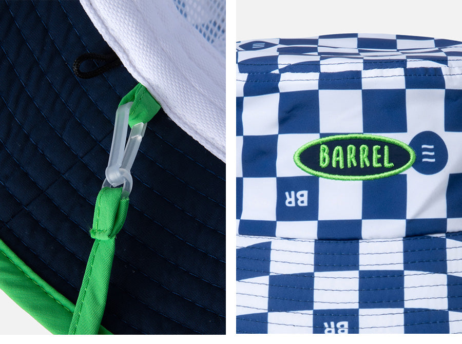 Barrel Kids Block Surf Bucket Hat-NAVY_image3