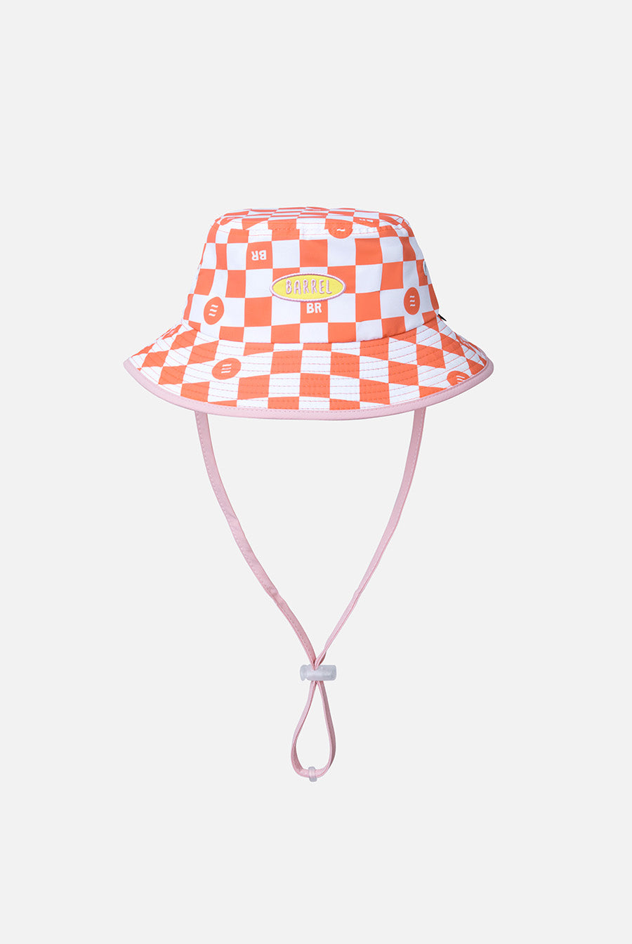 Barrel Kids Block Surf Bucket Hat-TOMATO_image1