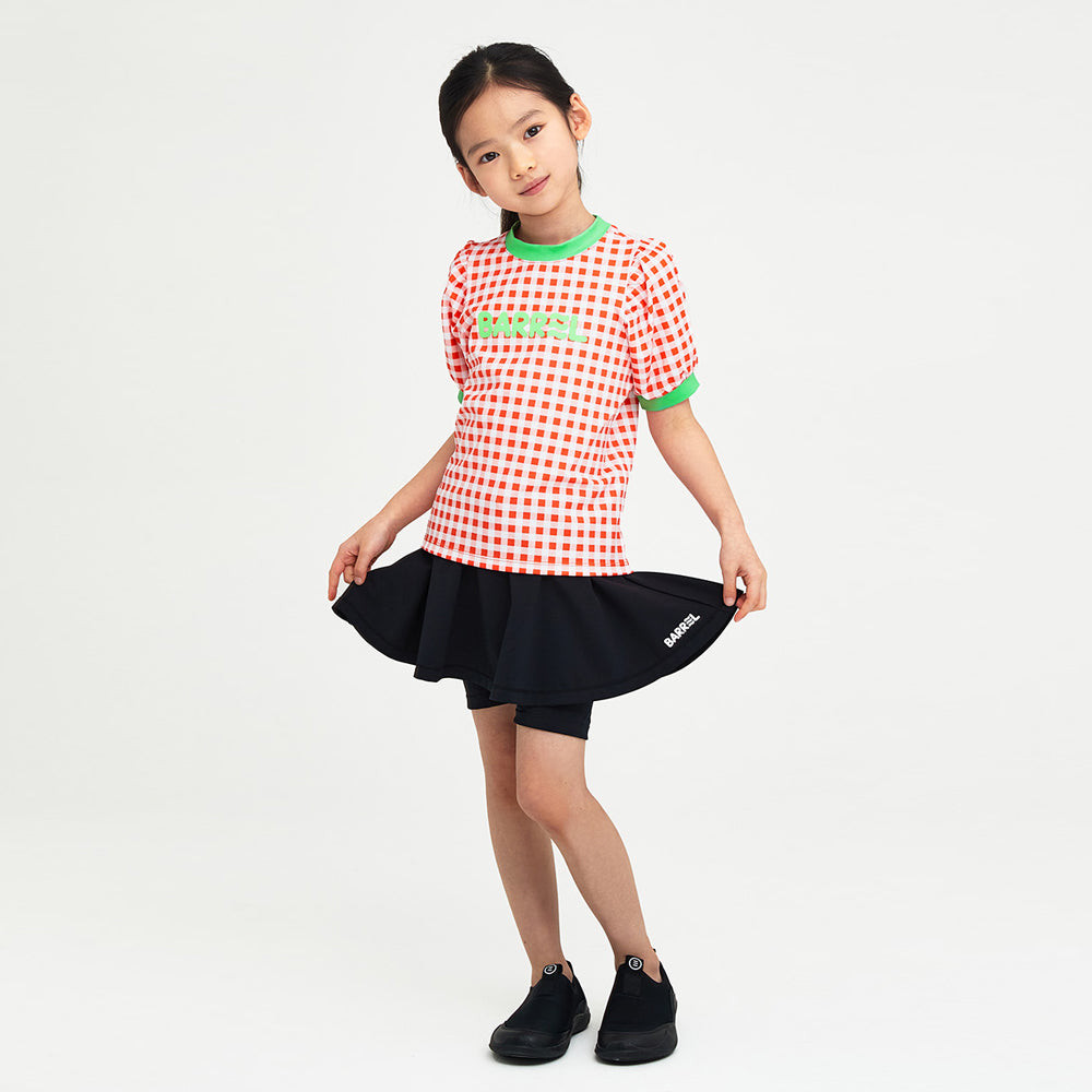 Barrel Kids Essential Half Leggings Skirt-BLACK_image1