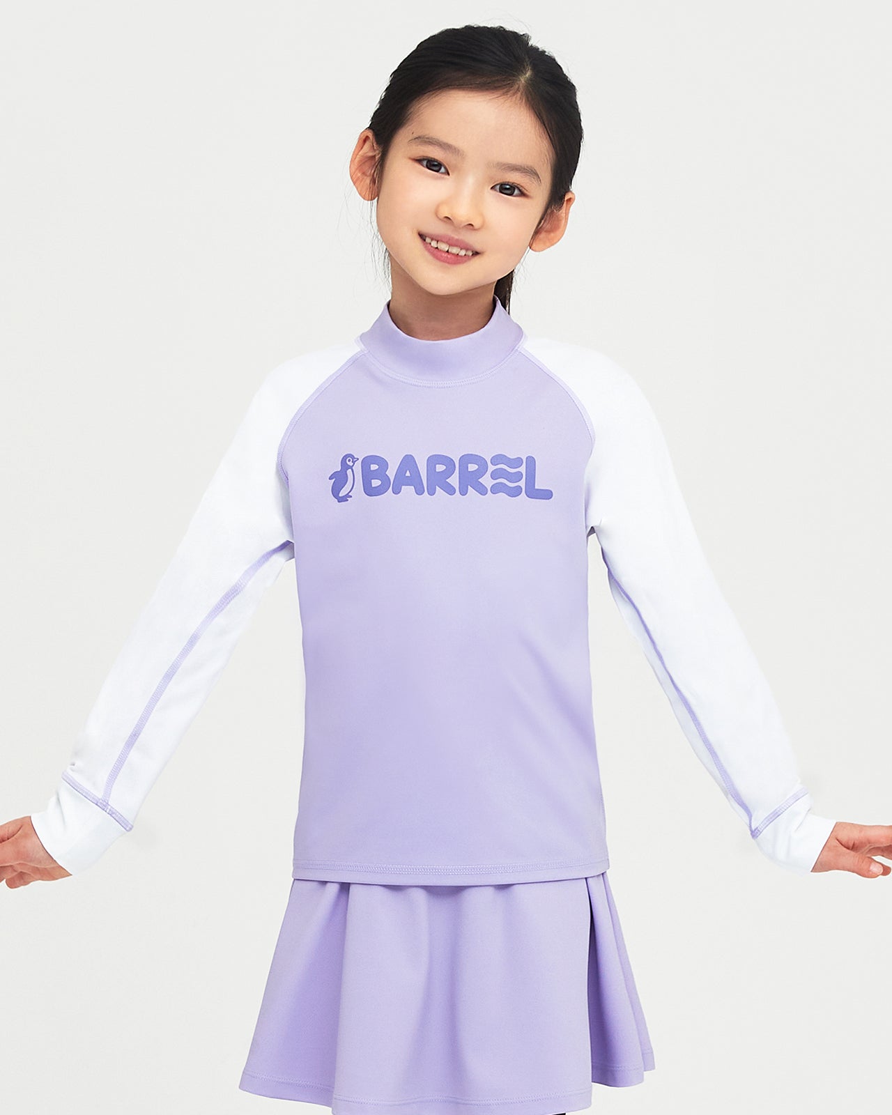 Barrel Kids Essential Rash Guard-LAVENDER_image1