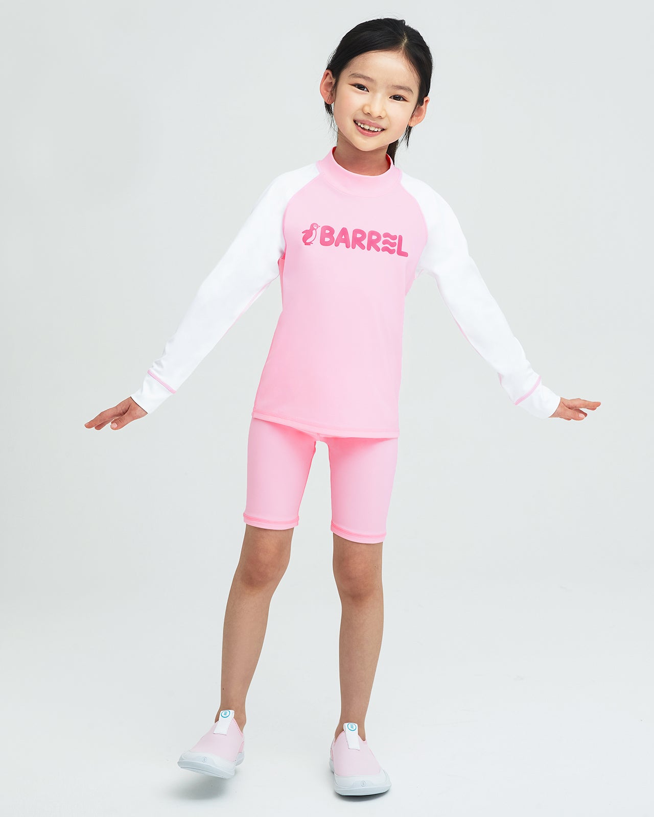 Barrel Kids Essential Rash Guard-PINK_image4