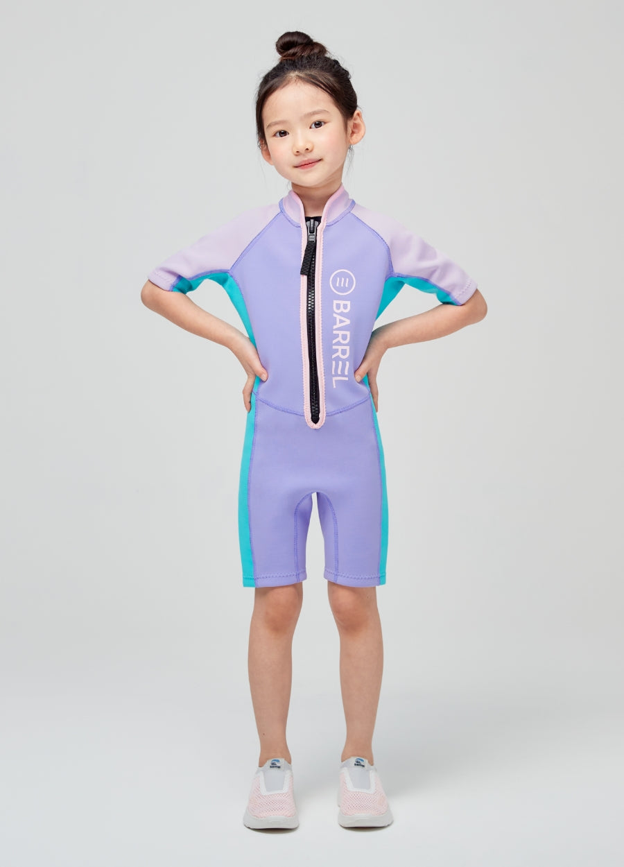 Barrel Kids Neoprene 1mm Springsuit-PUPRLE_image1