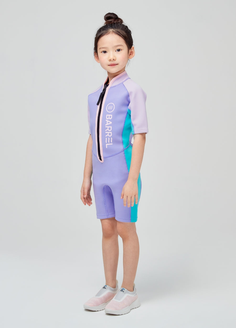 Barrel Kids Neoprene 1mm Springsuit-PUPRLE_image2