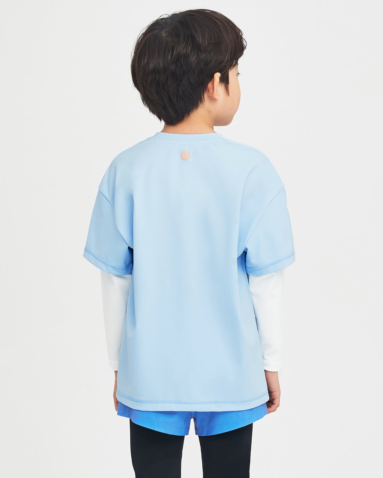 Barrel Kids Romantic Motion Layered Rashguard-AQUA_image2