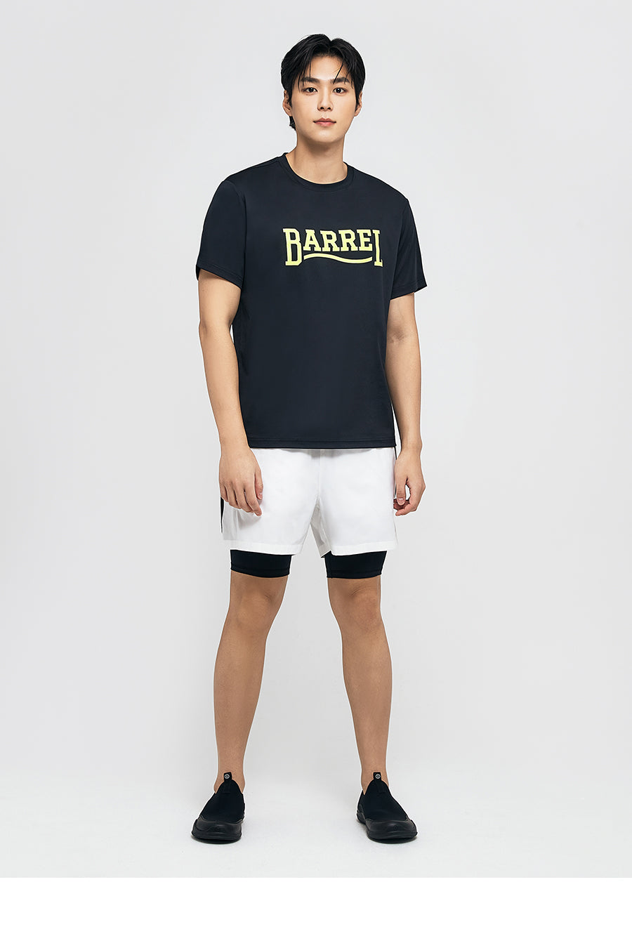 Barrel Men Romantic Motion S/S Rashguard-BLACK_image1