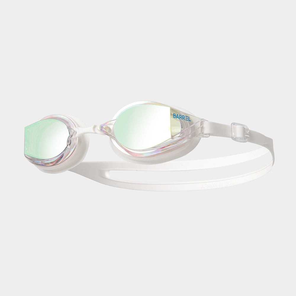 Barrel Prism Mirror Swim Goggles-AURORA/WHITE_image1