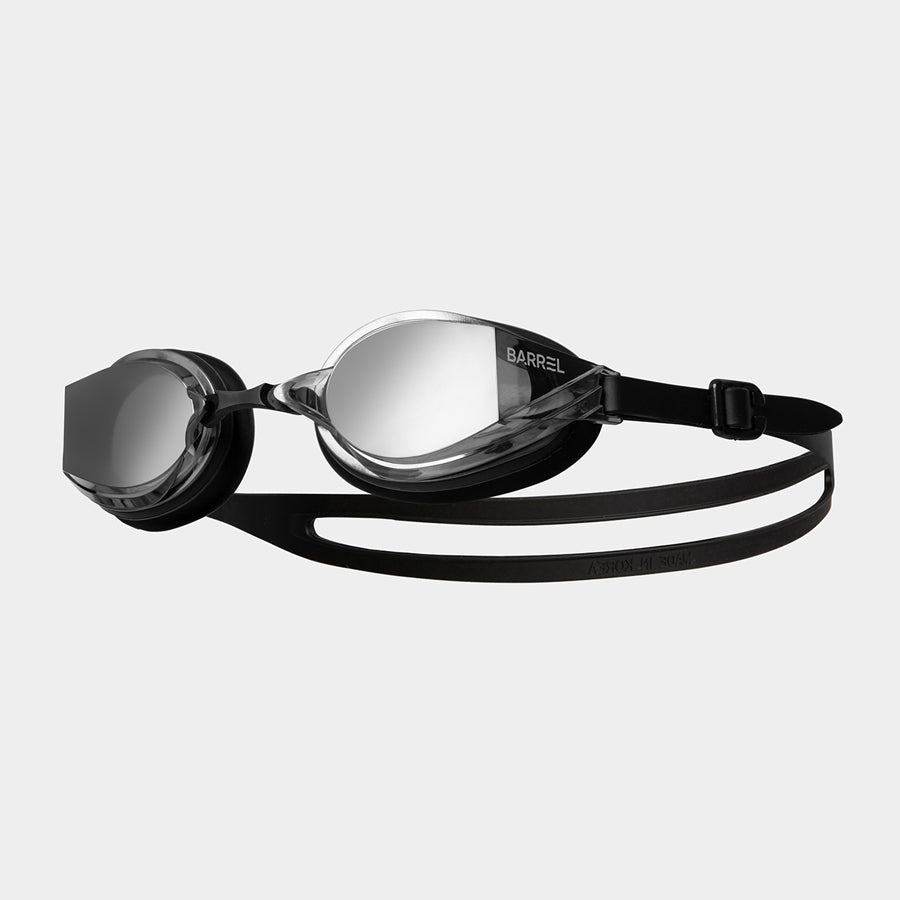 Barrel Prism Mirror Swim Goggles-BLACK/BLACK_image1