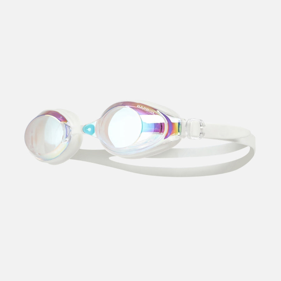 Barrel Training Mirror Swim Goggles-AURORA/WHITE_image1