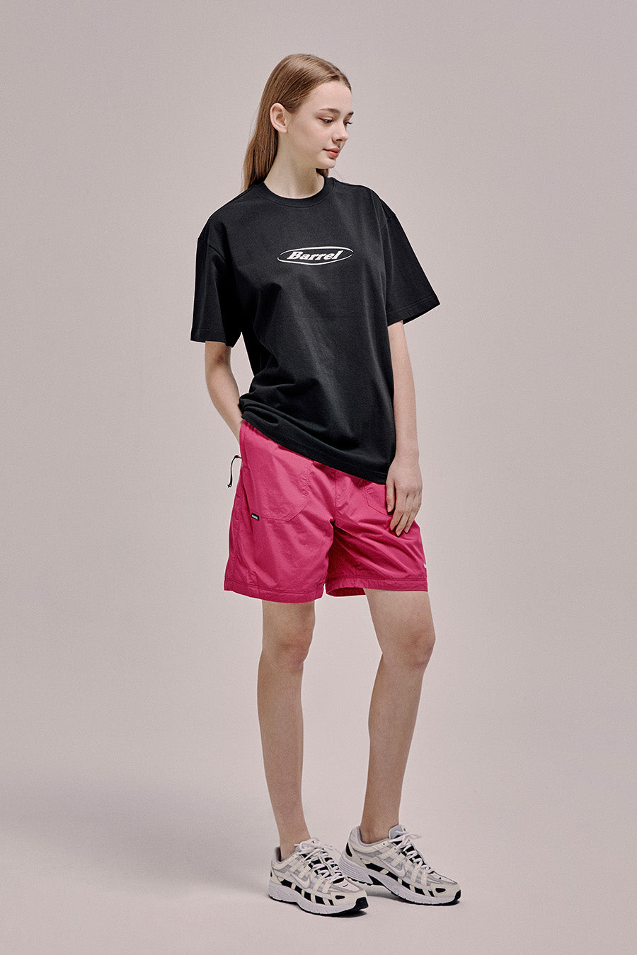 Barrel Unisex Acti B Woven Shorts-MAGENTA_image3