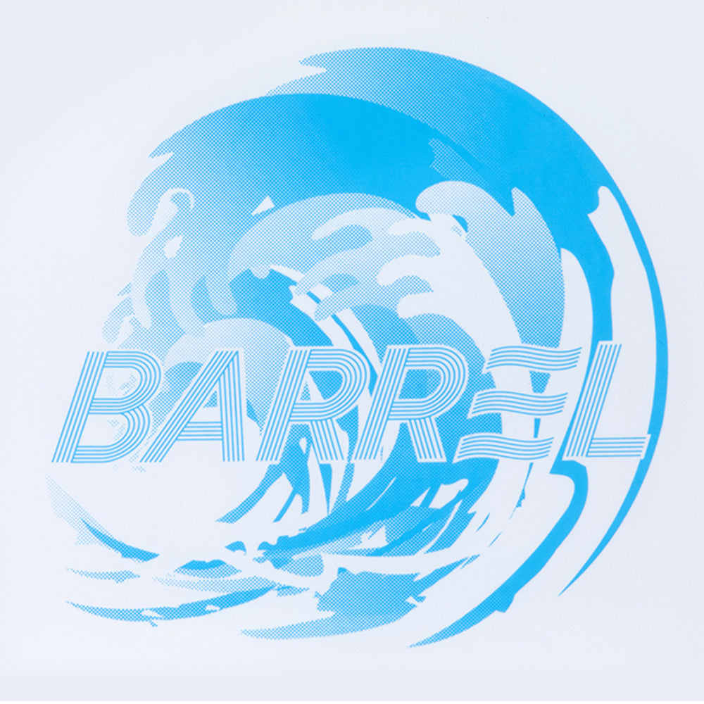 Barrel Wave Silicone Swim Cap-WHITE_image2