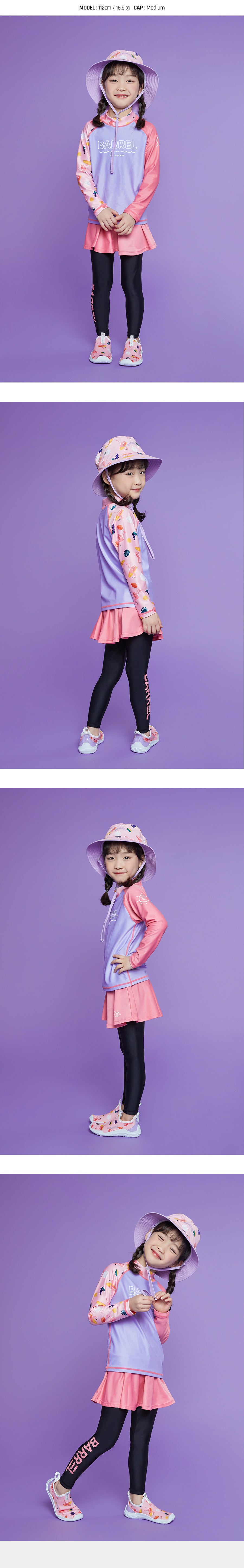 Barrel Kids Pattern Bucket Hat-MINGO_image