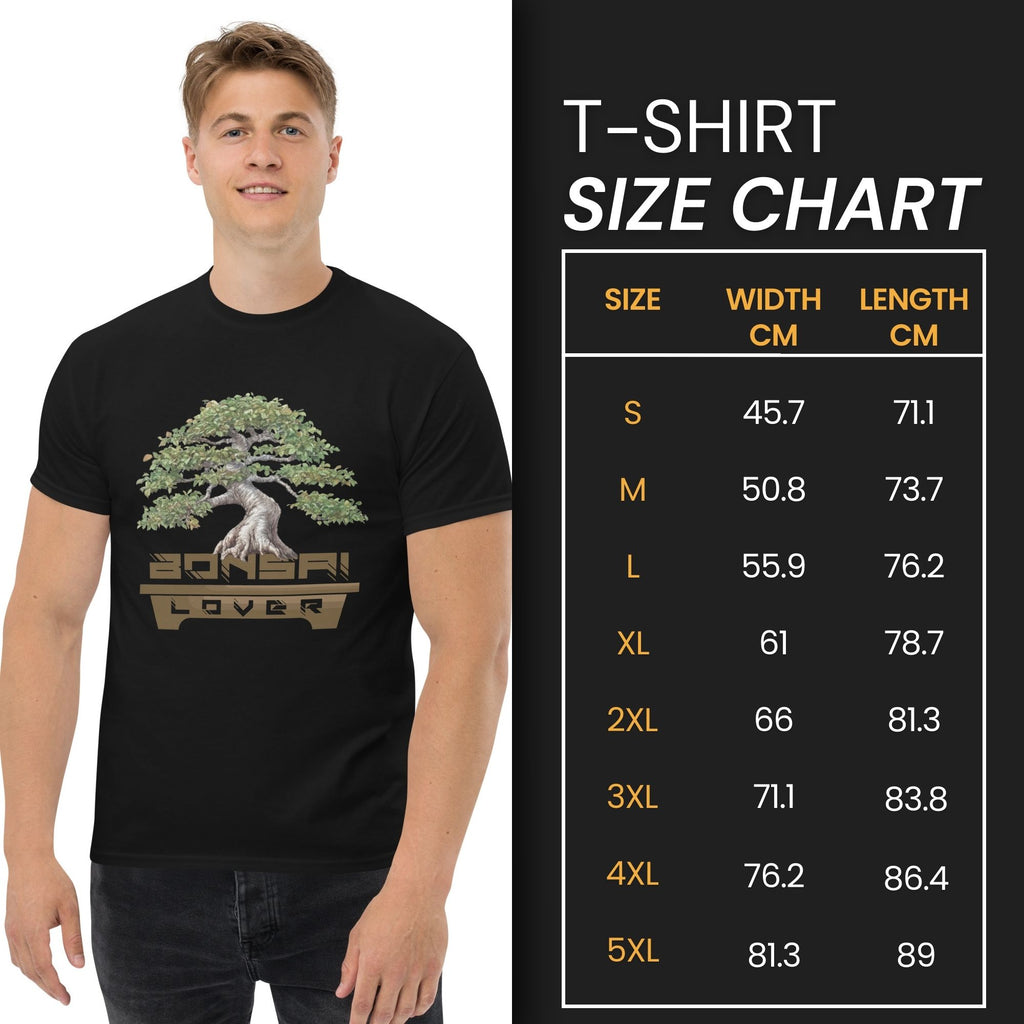 tshirt size chart cm