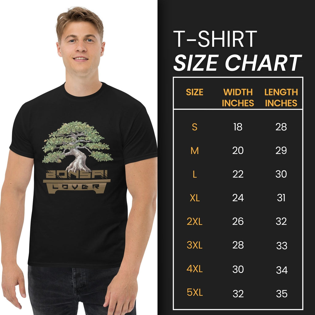 tshirt size chart imperial
