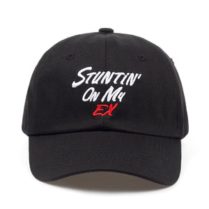 Stuntin' On My Ex Cardinal black Dad Hat Embroidered Baseball Cap 100% cotton brand snapback cap hats new 2018