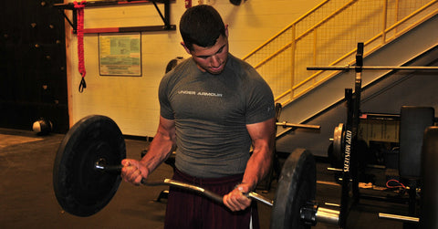 A man lifting weights