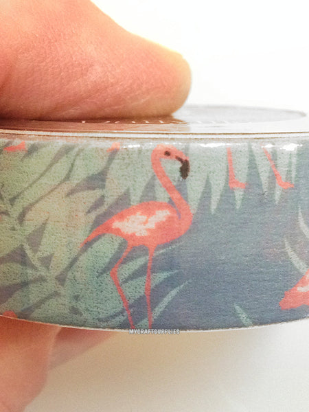 Don't you just just love this tropical new flamingo washi we got in a while back?