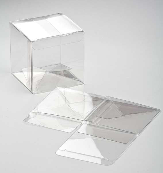 clear plastic square box