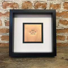 Copper 7 Year Anniversary frame