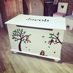 Handmade personalised Toy Box