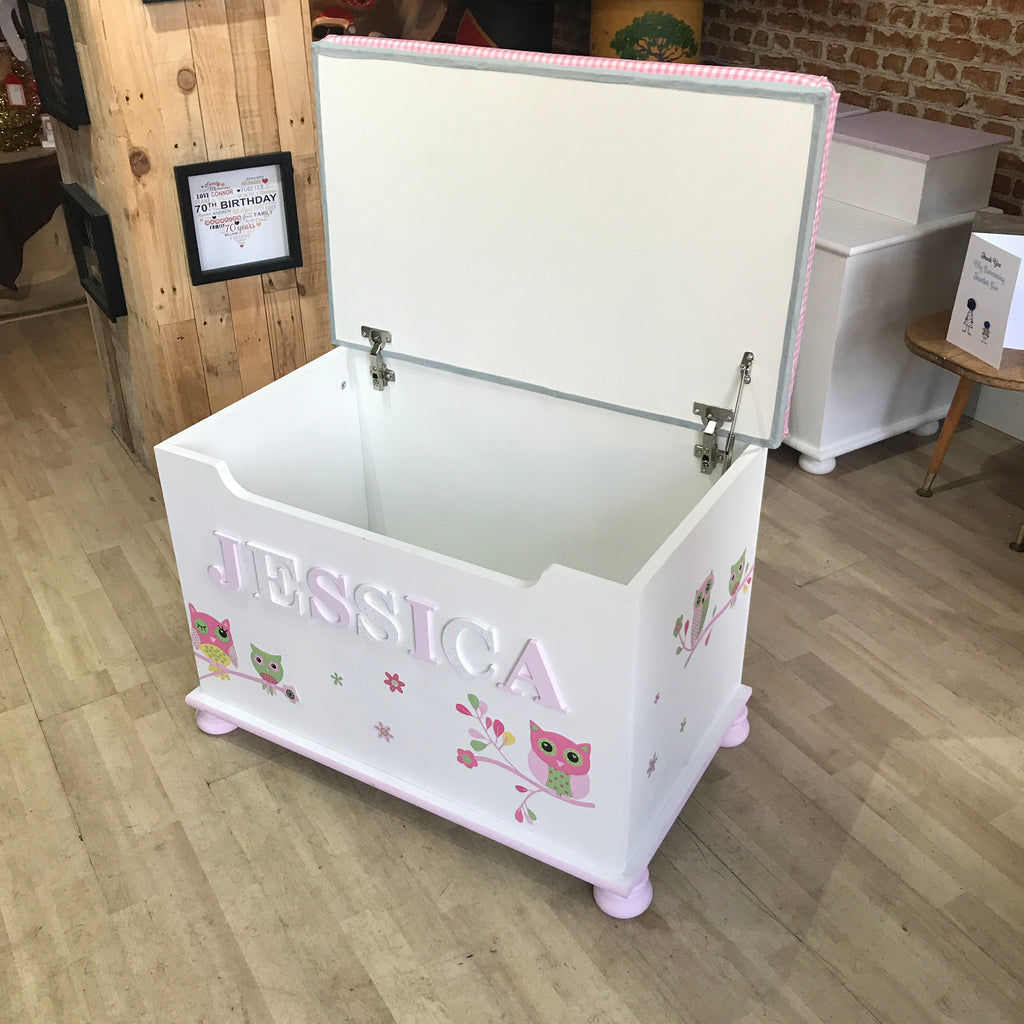 toy box with padded seat