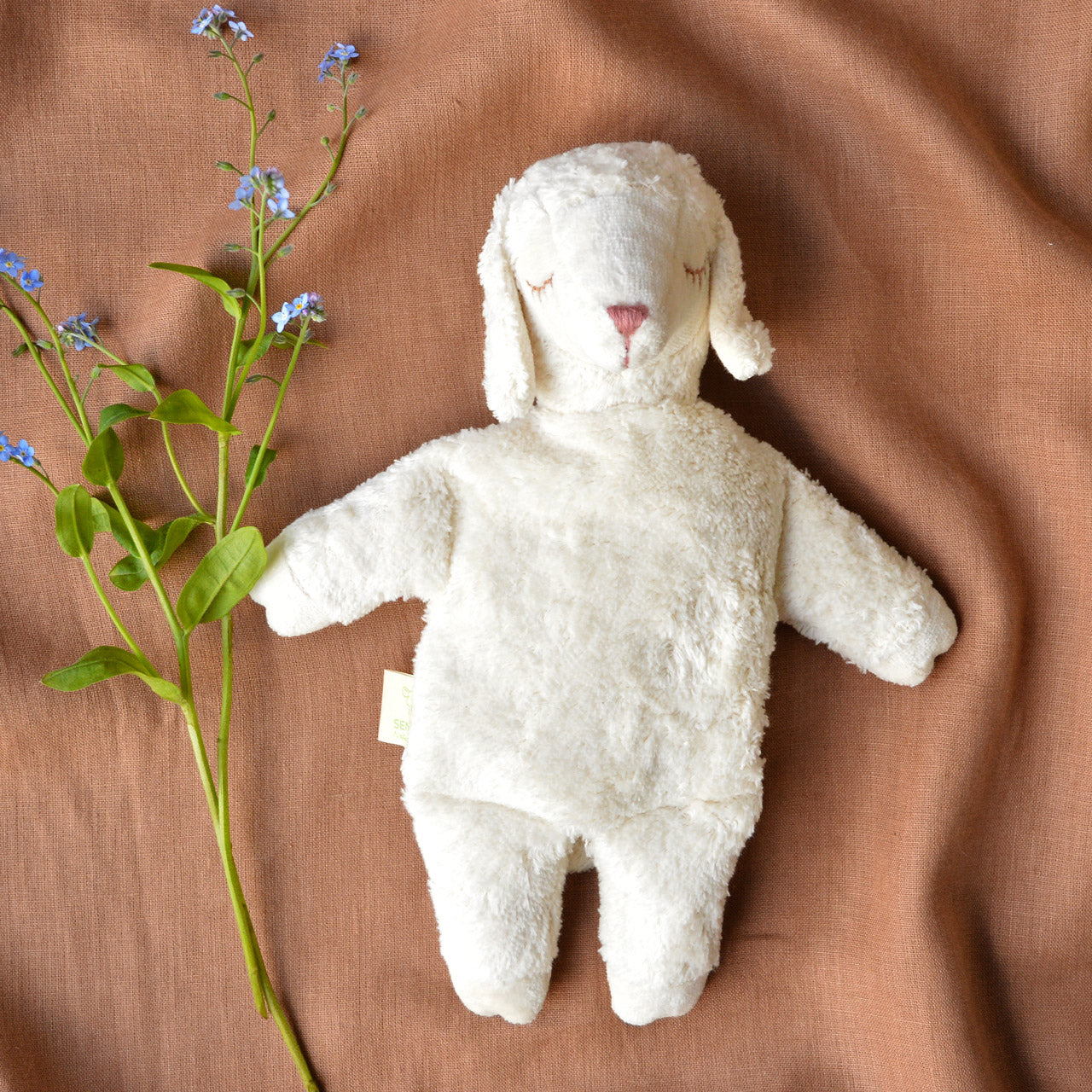 Senger Baby Goose Soft Toy in Organic Cotton/Lambswool from Woollykins