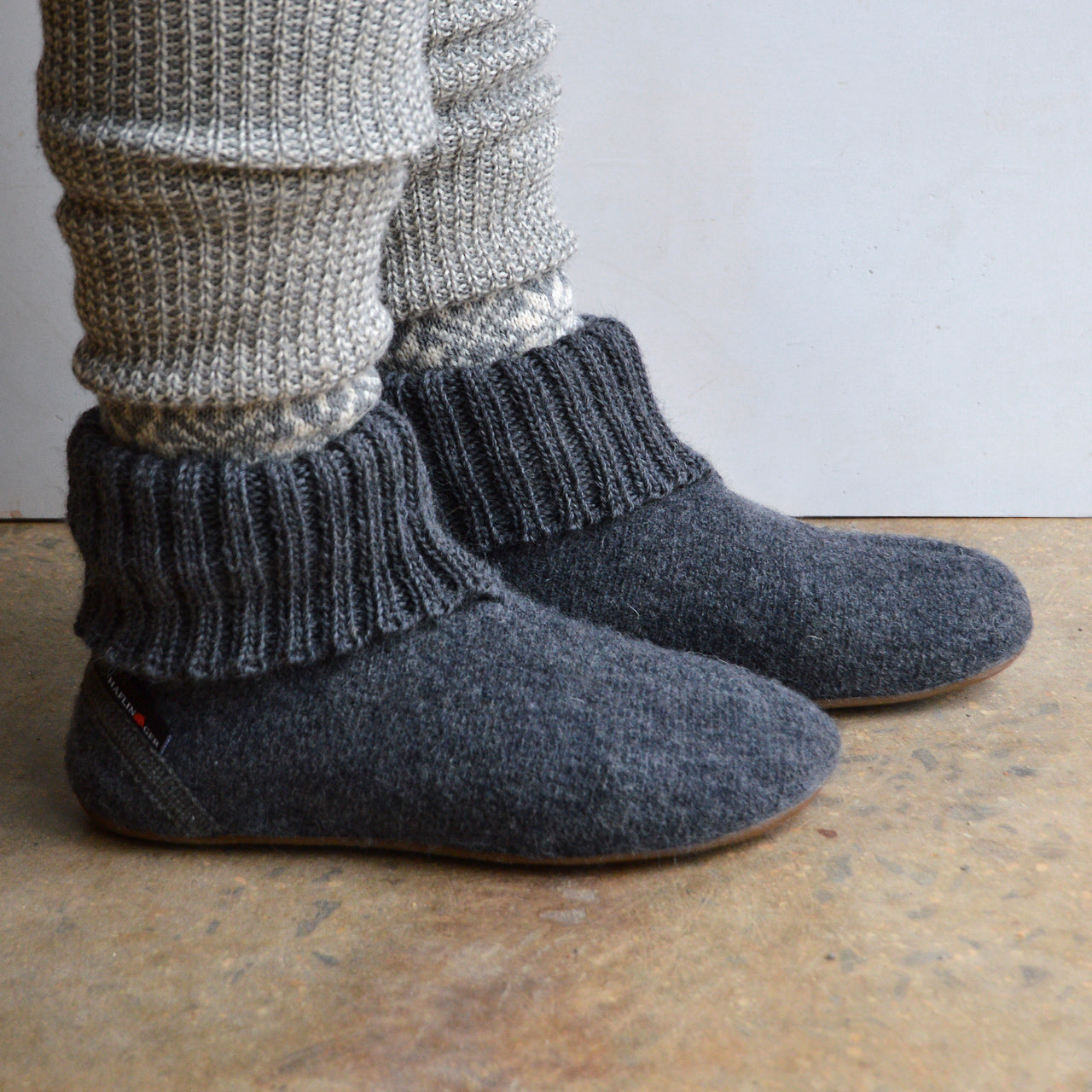 wool booties for adults