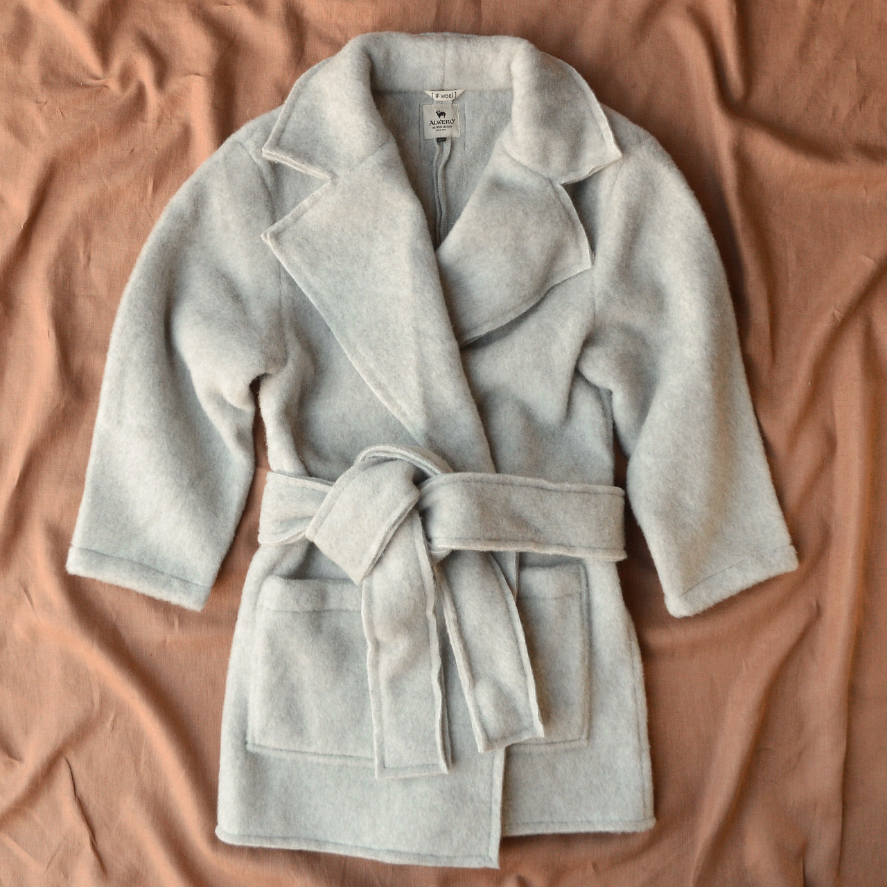 Wool Robe/ Unisex Soft Merino Wool Robe / Merino Wool Morning 