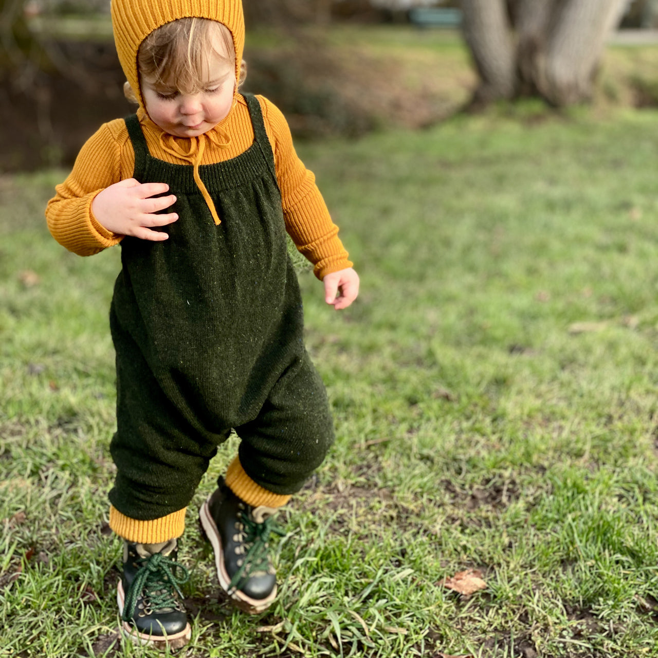 Tylwyth Teg Baby Pants in Merino/Alpaca/Silk by Mabli from Woollykins