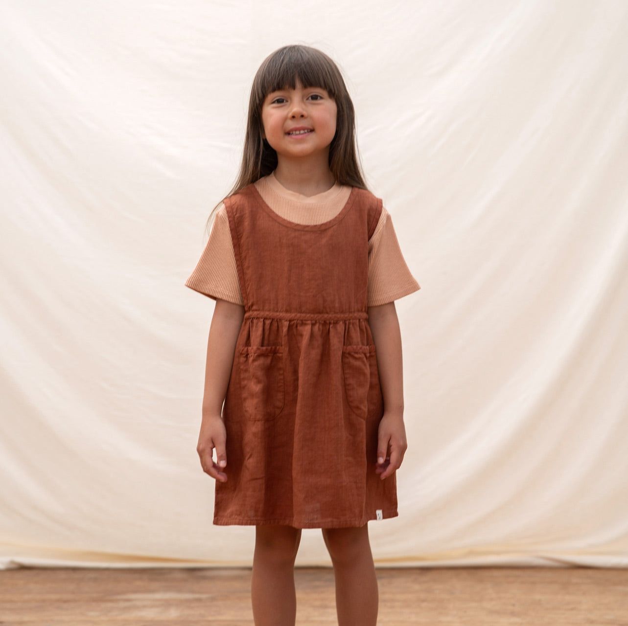 Style Arc - Zoe Kids Pinafore Dress Sewing Pattern Sizes 1 to 8 Years -  Quilt Yarn Stitch