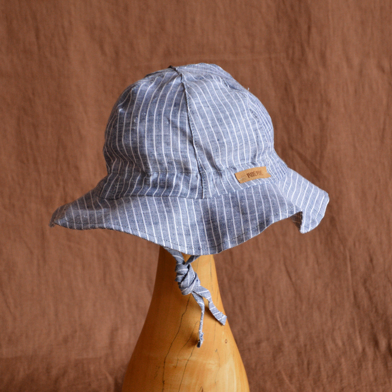 Linen Sun Hat - Stripes (6m-5y)