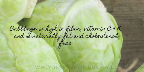 Cabbages are naturally fat and cholesterol free