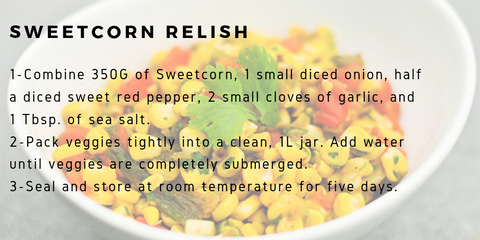 Sweetcorn relish recipe