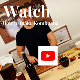 Watch how to make kombucha with happy kombucha