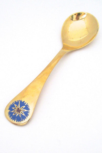 Georg Jensen sterling & enamel annual spoon - 1972 - original box ...