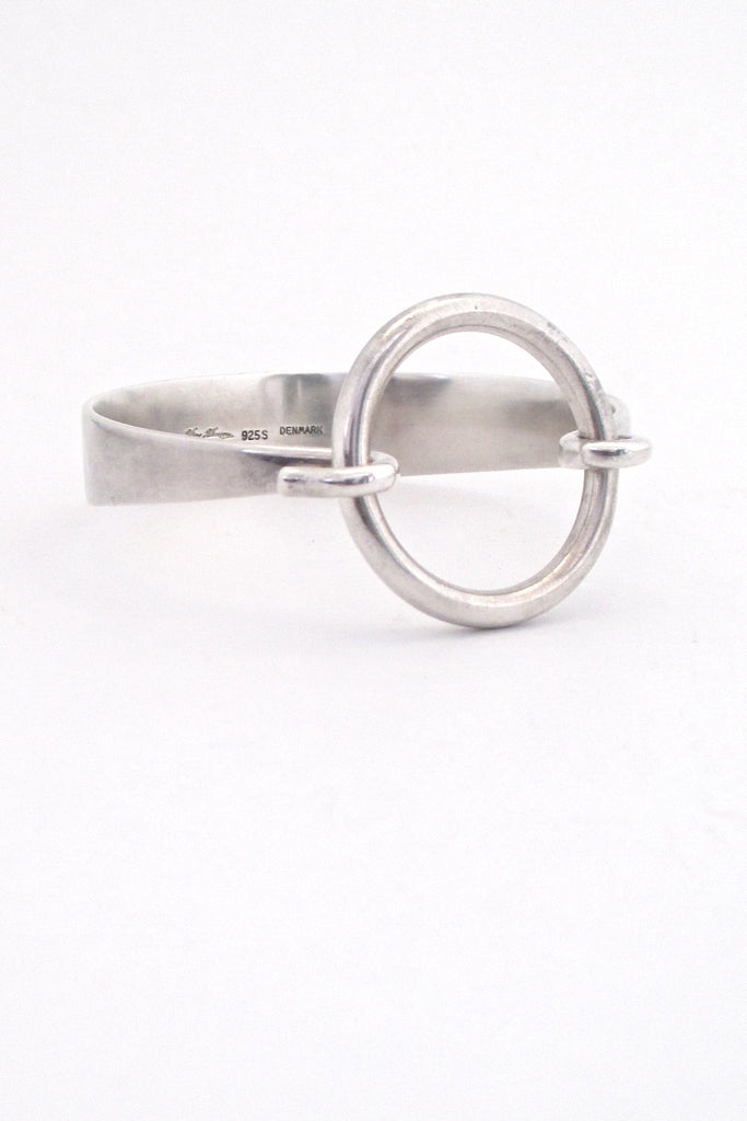 Hans Hansen Denmark silver circle bracelet – Samantha Howard Vintage