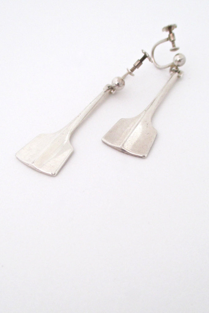 David-Andersen 'Thor's Hammer' drop earrings – Samantha Howard Vintage